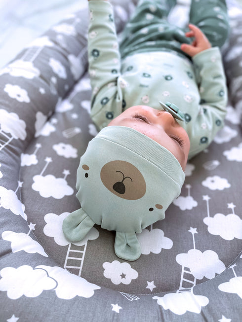 2-piece hat set for children "Lācītis"